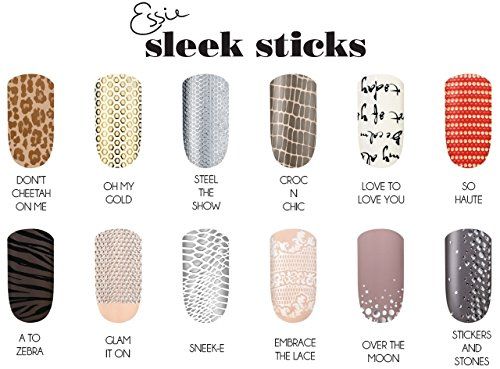Essie Sleek Stick Nail Appliques (18 count) - 100 Croc 'n Chic