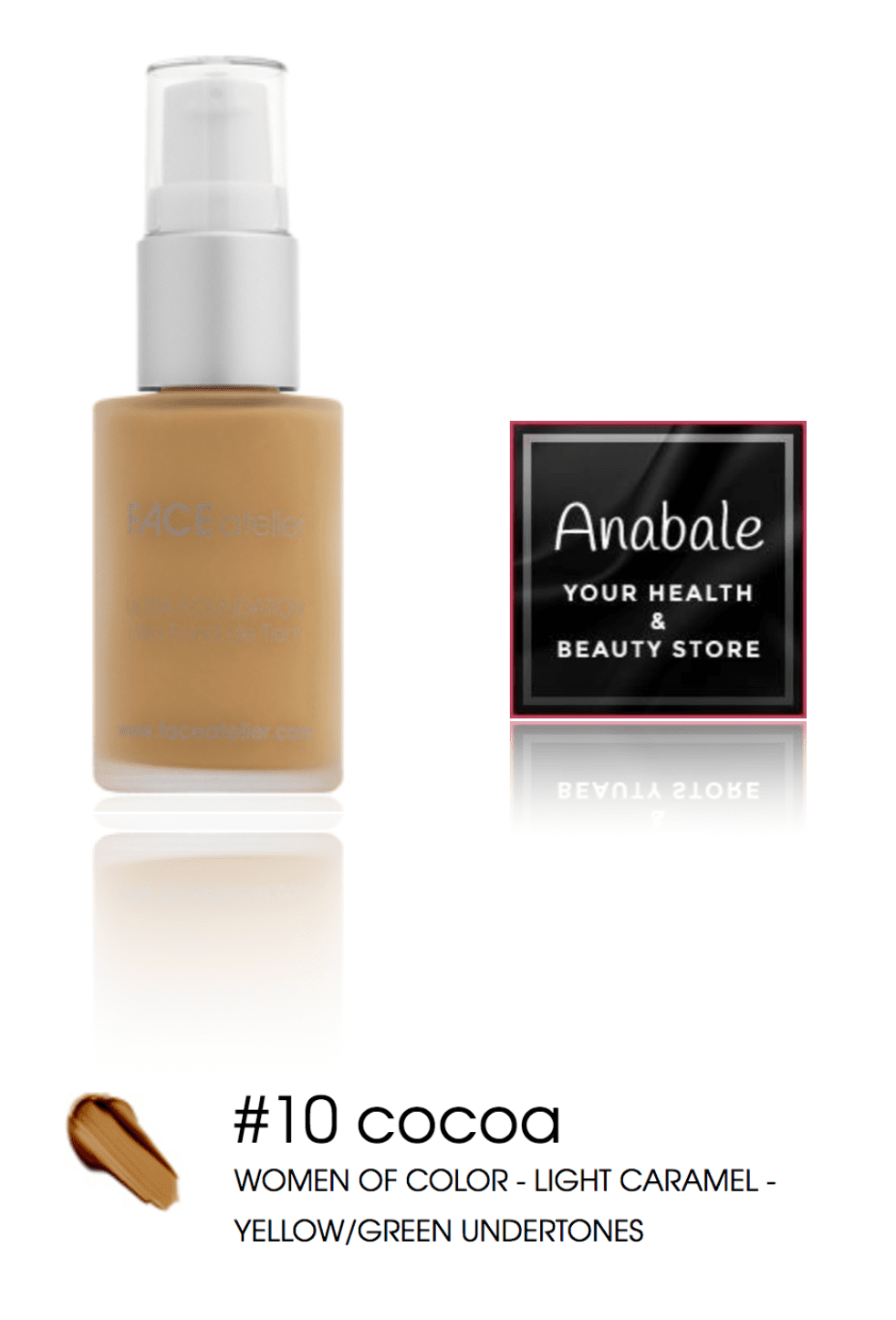 Face atelier Ultra Foundation - # 10 Cocoa