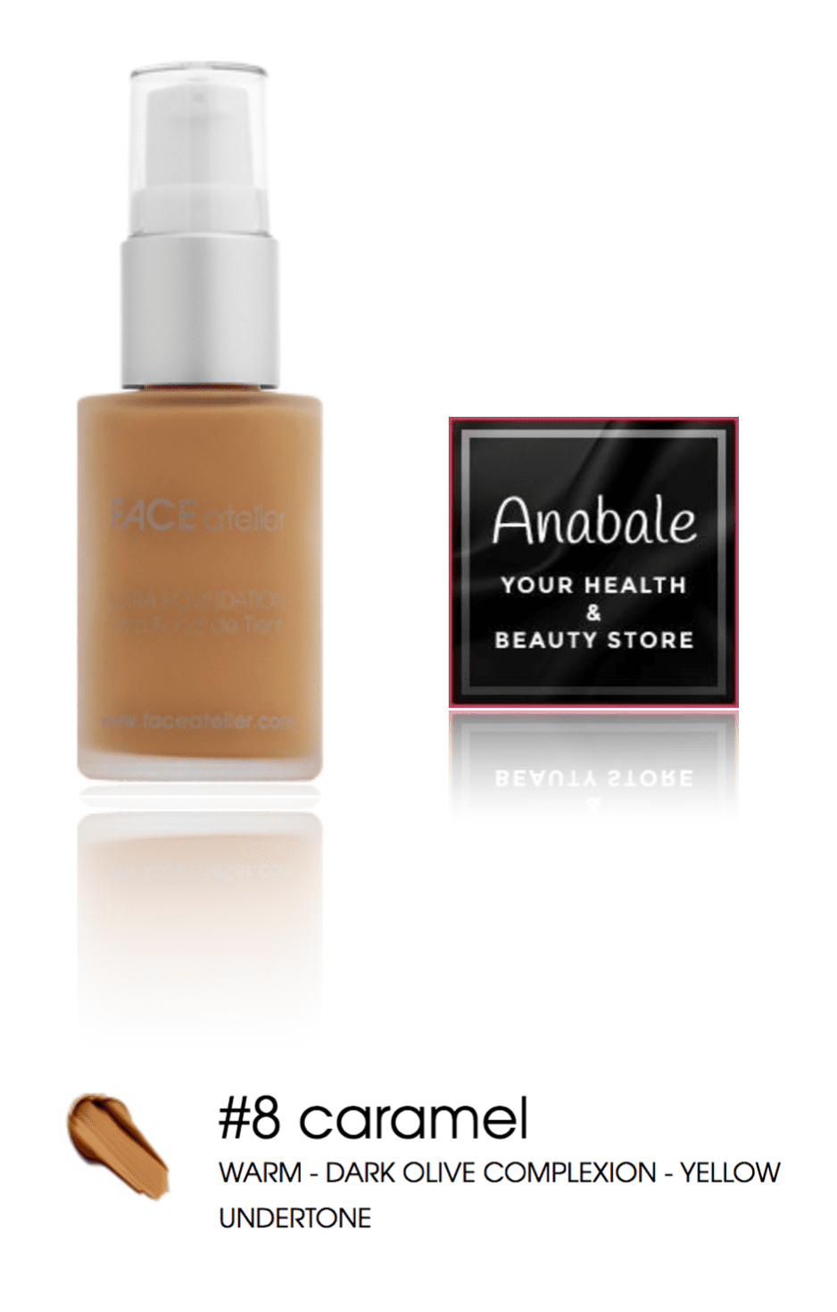 Face atelier Ultra Foundation - # 8 Caramel