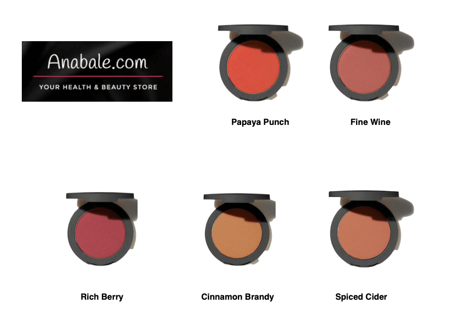 FLORI ROBERTS Color Pro Powder Blush, Rich Berry [10944]