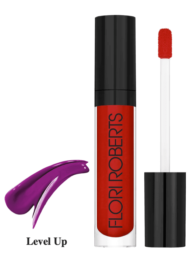 FLORI ROBERTS Lip Paint Matte Liquid Lipstick, Level Up [13173]