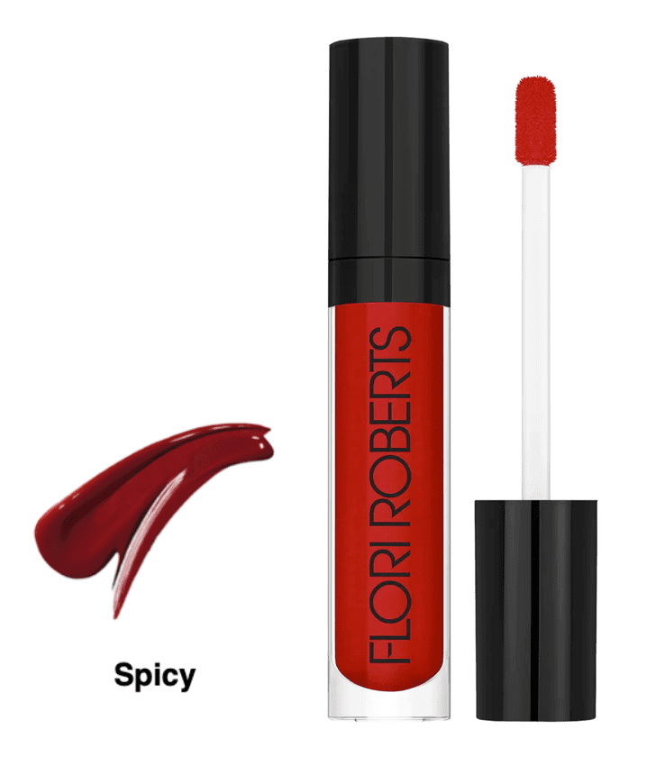FLORI ROBERTS Lip Paint Matte Liquid Lipstick, Spicy [13177]