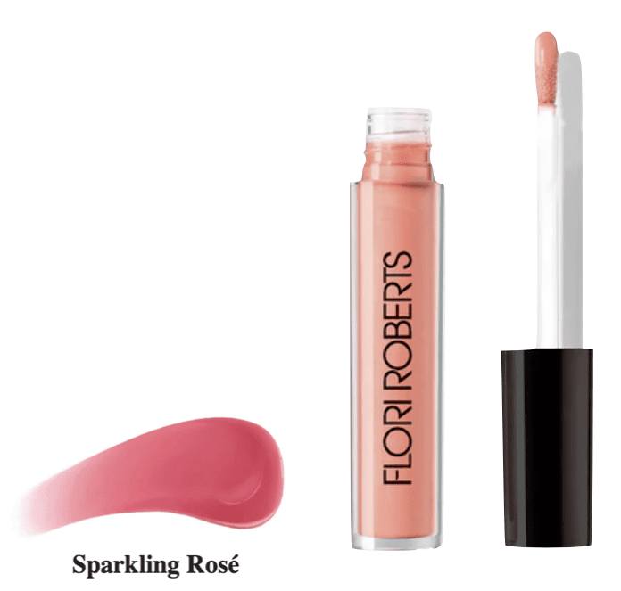 FLORI ROBERTS Luscious Lip Lacquer, Sparkling Rose [12993]