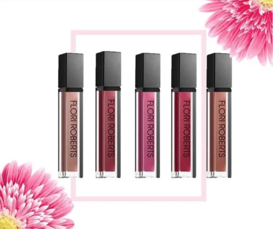 FLORI ROBERTS Luscious Lip Lacquer, Sparkling Rose [12993]