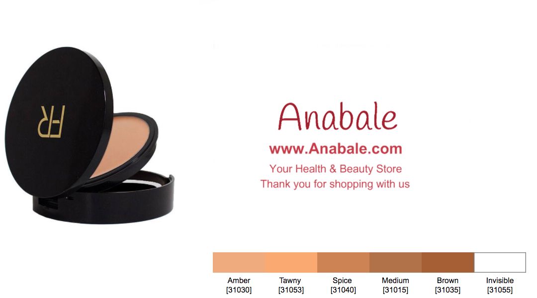 FLORI ROBERTS Oil Blotting Pressed Powder - Brown [31035]