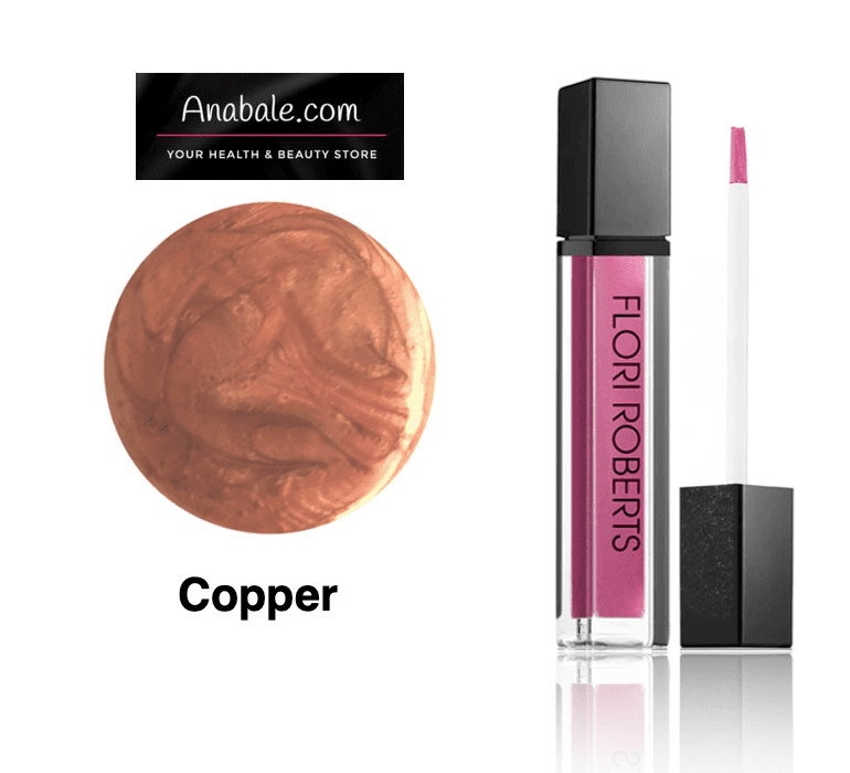 FLORI ROBERTS Mineral Based Lip Shine, Copper [13143]