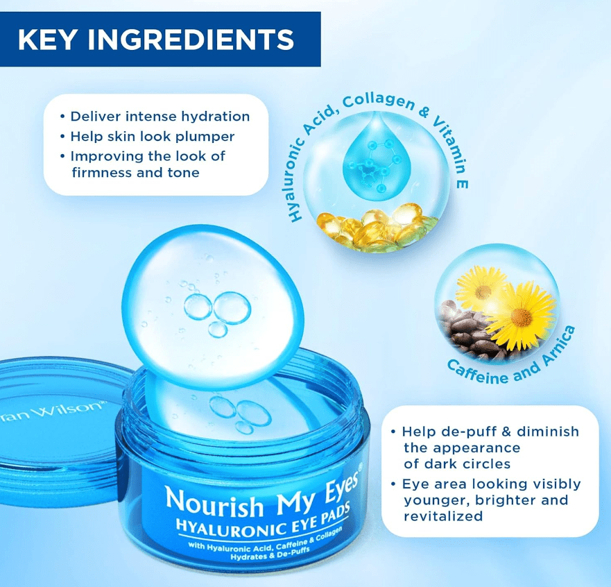 Fran Wilson Nourish My Eyes Hyaluronic Eye Pads 36 Pads [01297-000]