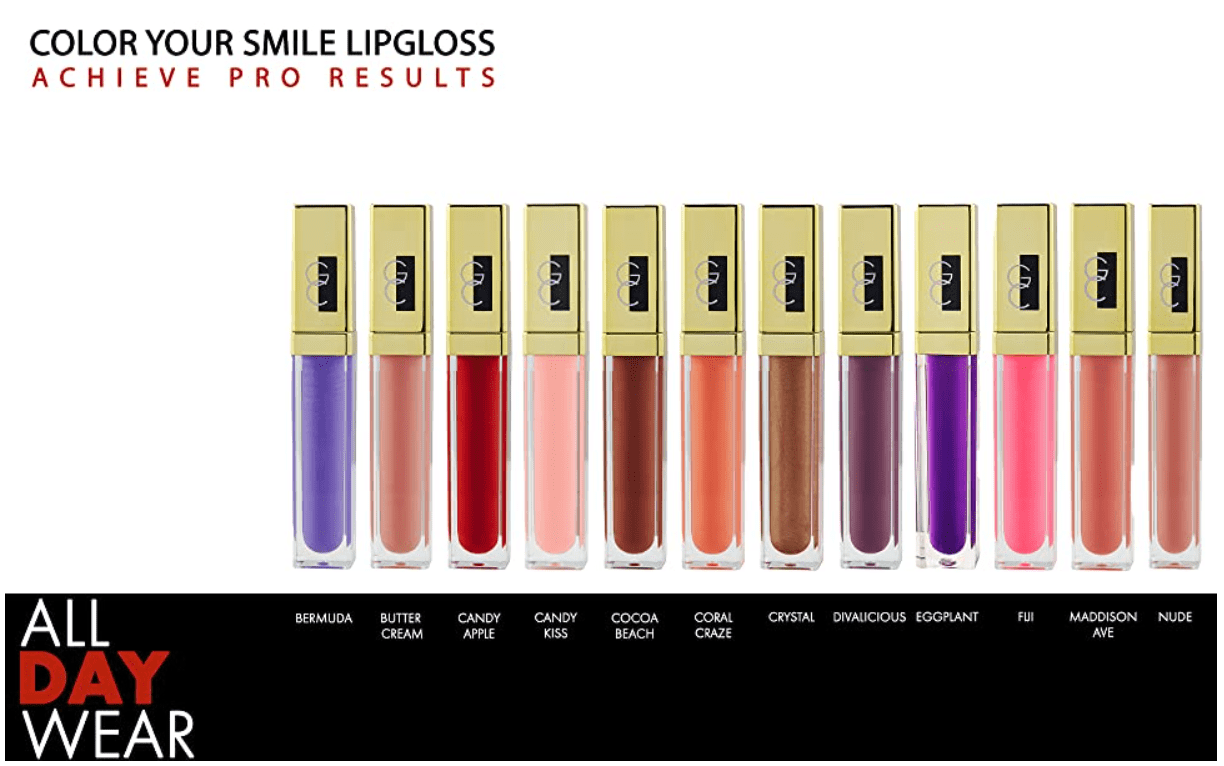 Gerard Cosmetics Color Your Smile Lighted Lip Gloss - Seduction