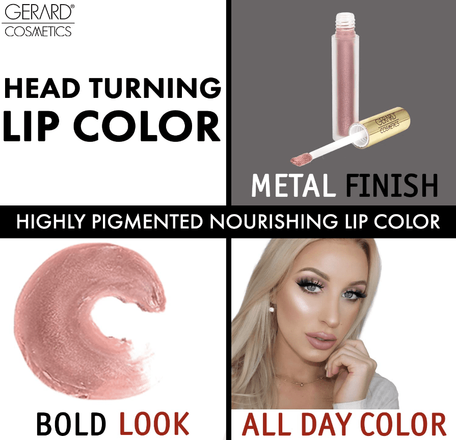 Gerard Cosmetics Metal Matte Liquid Lipstick - Soho