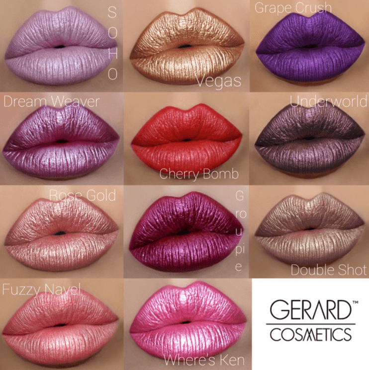 Gerard Cosmetics Metal Matte Liquid Lipstick - Vegas