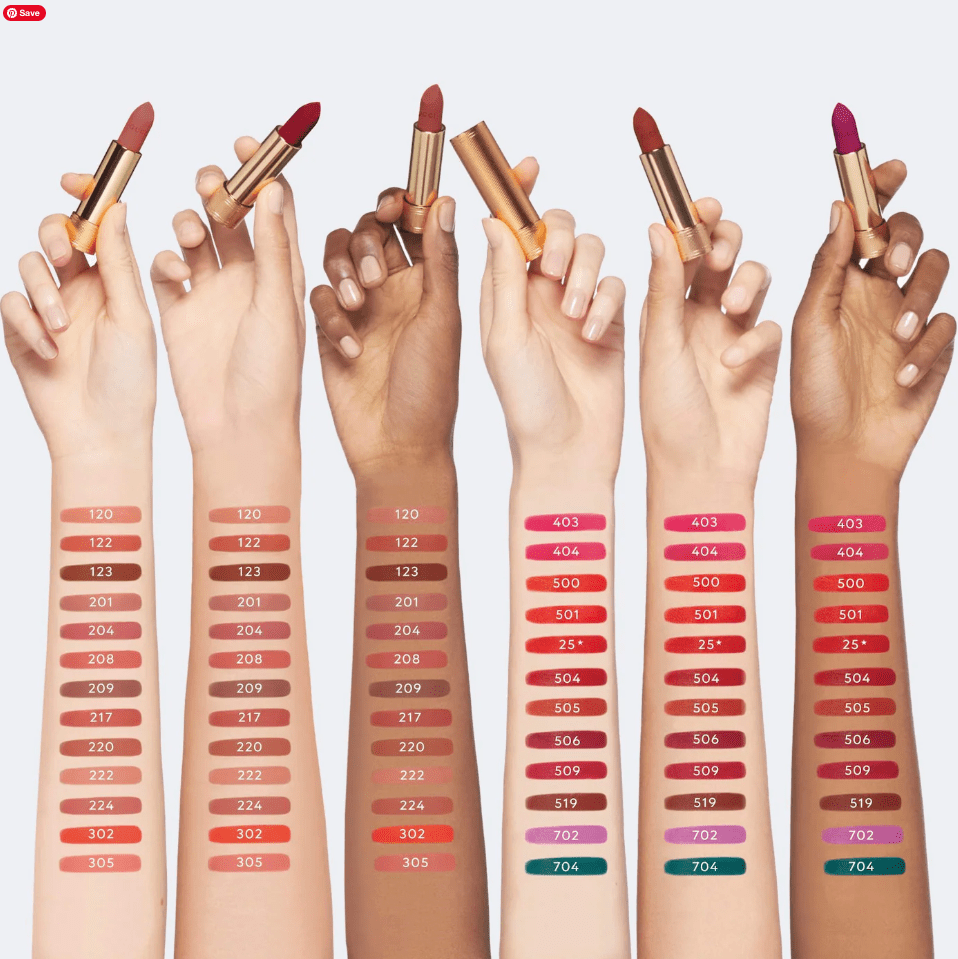  Gucci Rouge a Levres Mat Lipstick, Myra Crimson 504