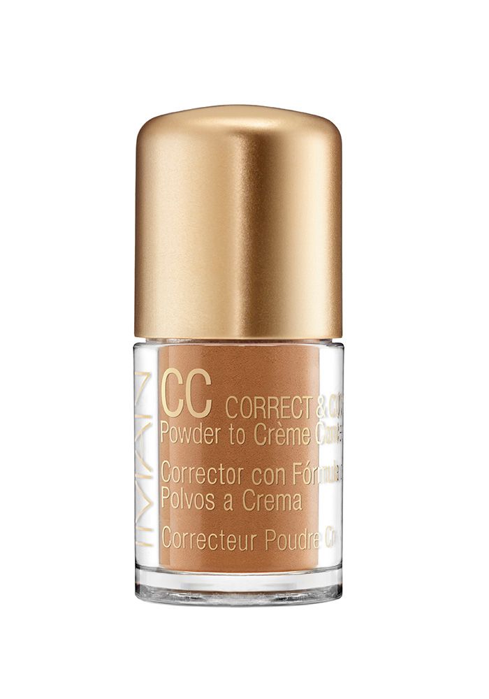 IMAN CC Correct & Cover Powder to Creme Concealer, Earth Deep
