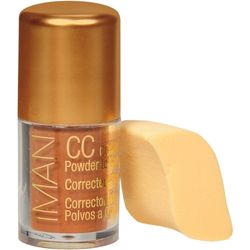 IMAN CC Correct & Cover Powder to Creme Concealer, Earth Deep