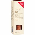 IMAN CC Correct & Cover Powder to Creme Concealer, Earth Deep