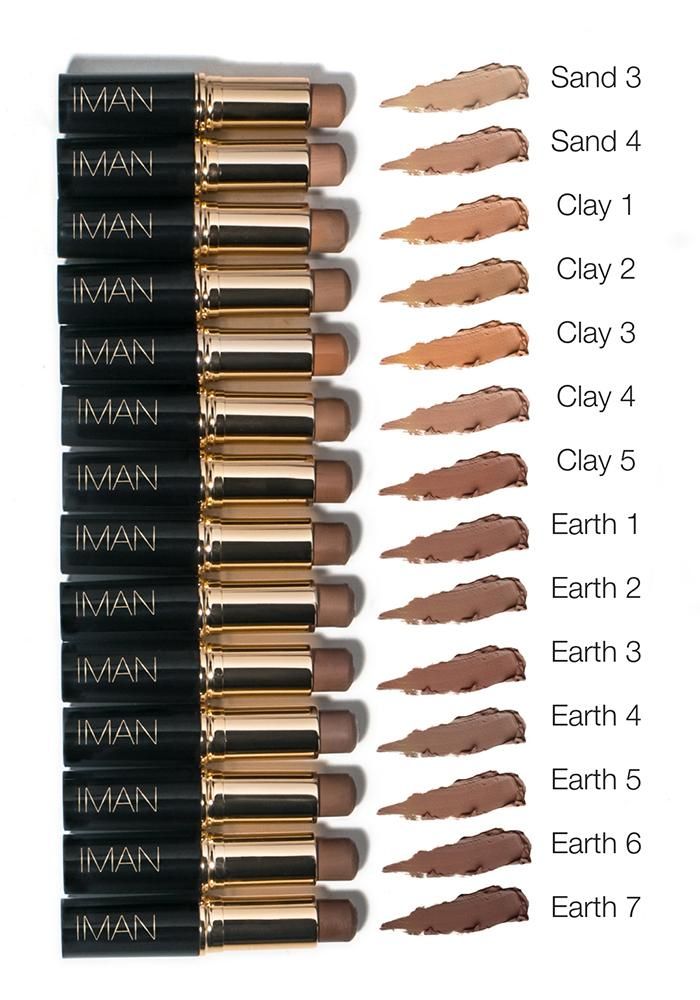 IMAN Cosmetics Second To None Stick Foundation, Earth 6