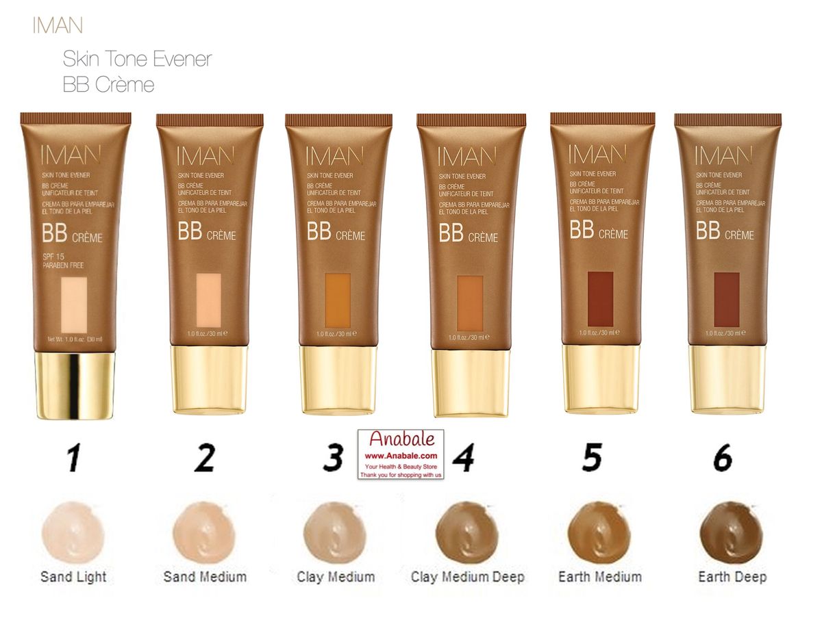 IMAN COSMETICS Skin Tone Evener BB Creme - Clay Medium