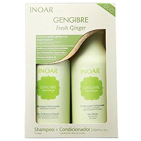INOAR Fresh Ginger Hair Duo Kit - Shampoo & Conditioner