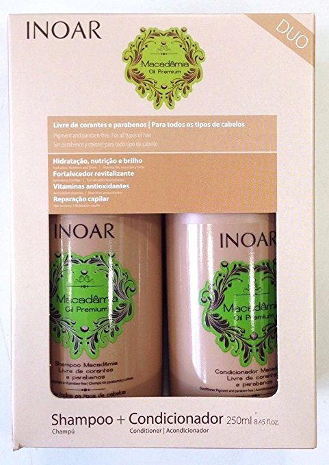 INOAR Macadamia Duo Kit - Shampoo + Conditioner 