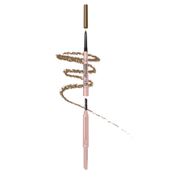 J.Cat Beauty 3 in 1 Mapping & Shaping Brow Pencil, Medium Cool Brown (MSP103)
