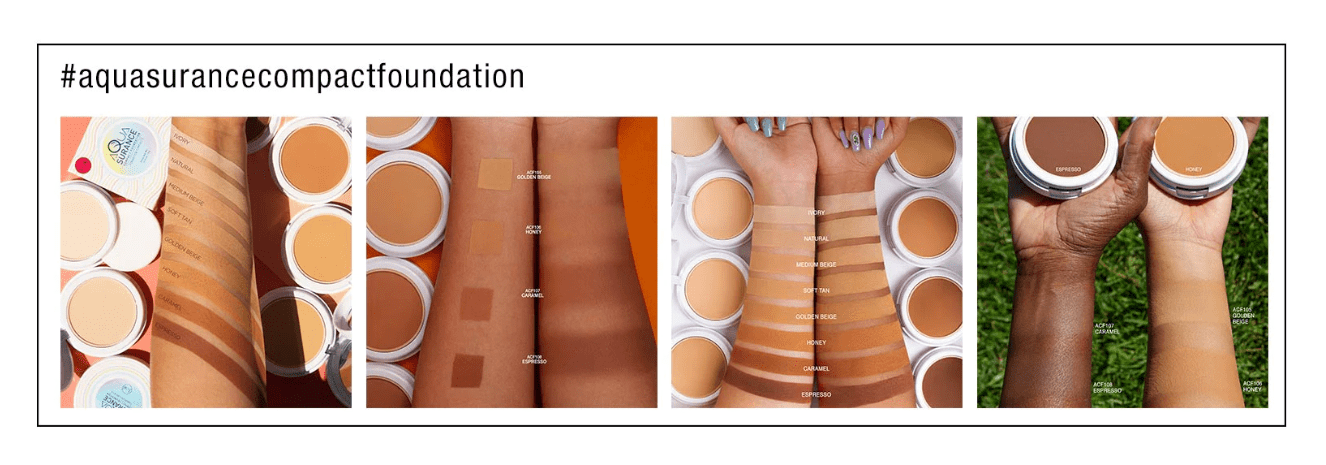 J.Cat Beauty Aquasurance Compact Foundation, Porcelain (ACF100)