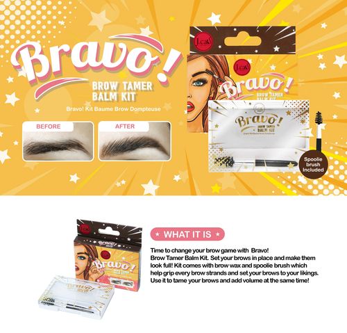 J.Cat Beauty Bravo! Brow Tamer Balm Kit