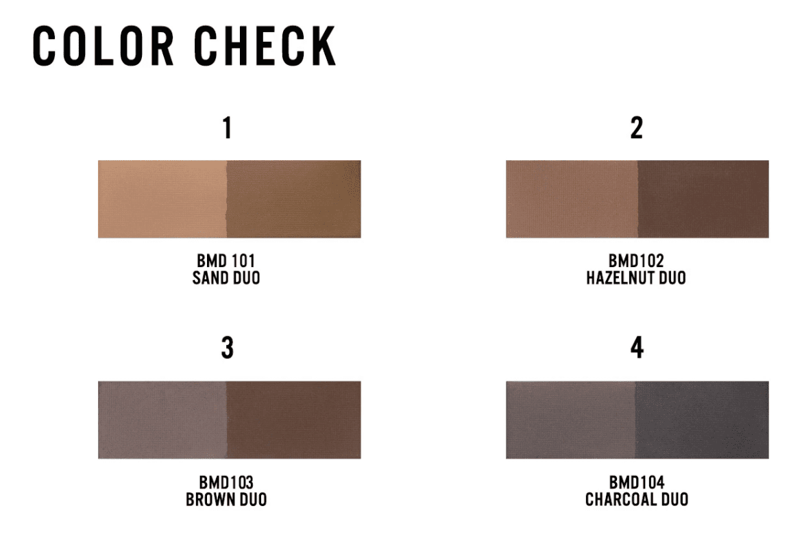 J.Cat Beauty Brow-Mazing Duo - Brown (103)