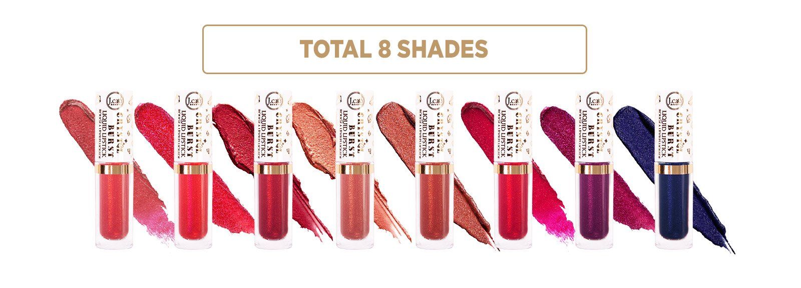 J.Cat Beauty Crystal Burst Liquid Lipstick, Magic 8 Ball (CBL108)