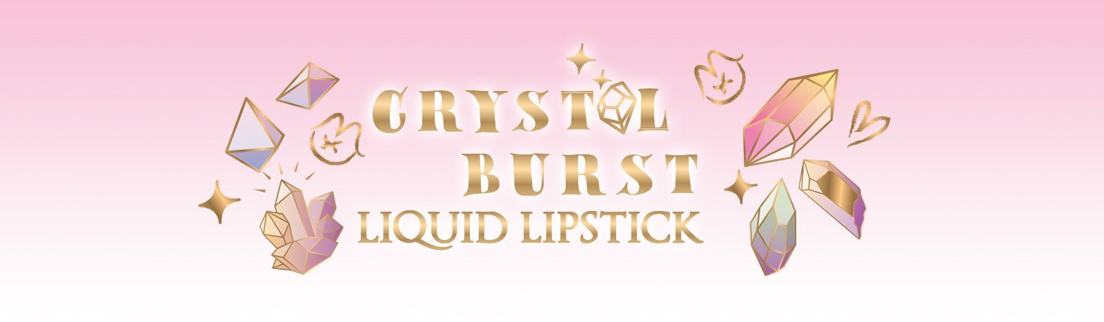  J.Cat Beauty Crystal Burst Liquid Lipstick, Punky Magenta (CBL106)