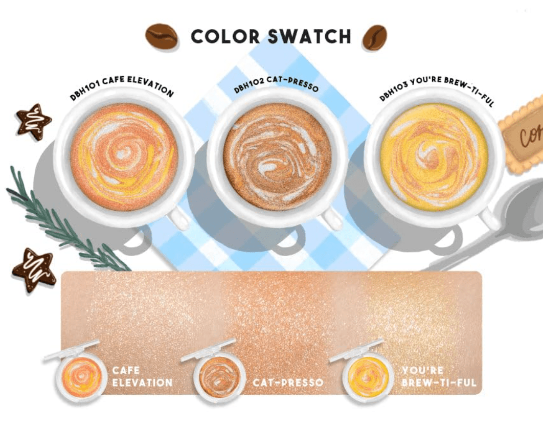 J.Cat Beauty Deja Brew Latte Highlighter - Cafe Elevation [DBH101]