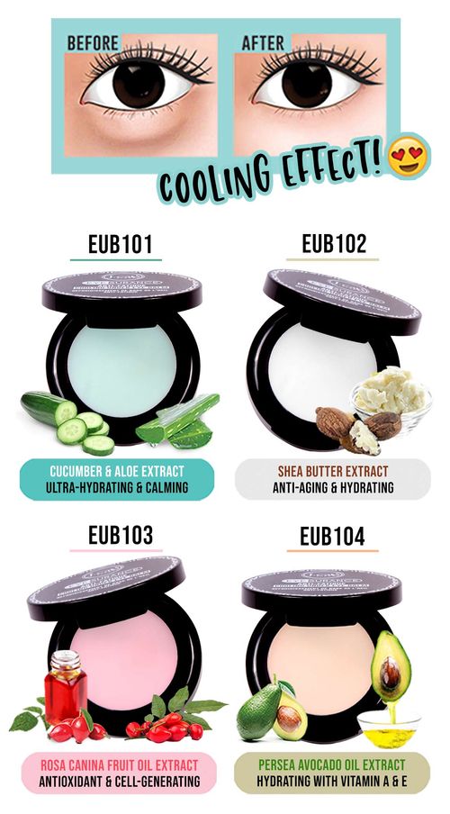 J.Cat Beauty Eyesurance Anti-Fatigue Cooling Under Eye Balm Cucumber & Aloe Extract - Beige