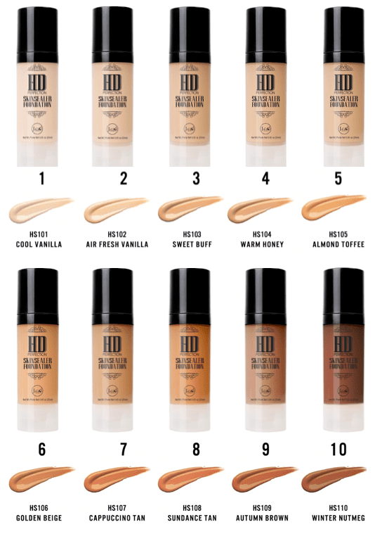 J.Cat Beauty HD Skinsealer Foundation, Sundance Tan