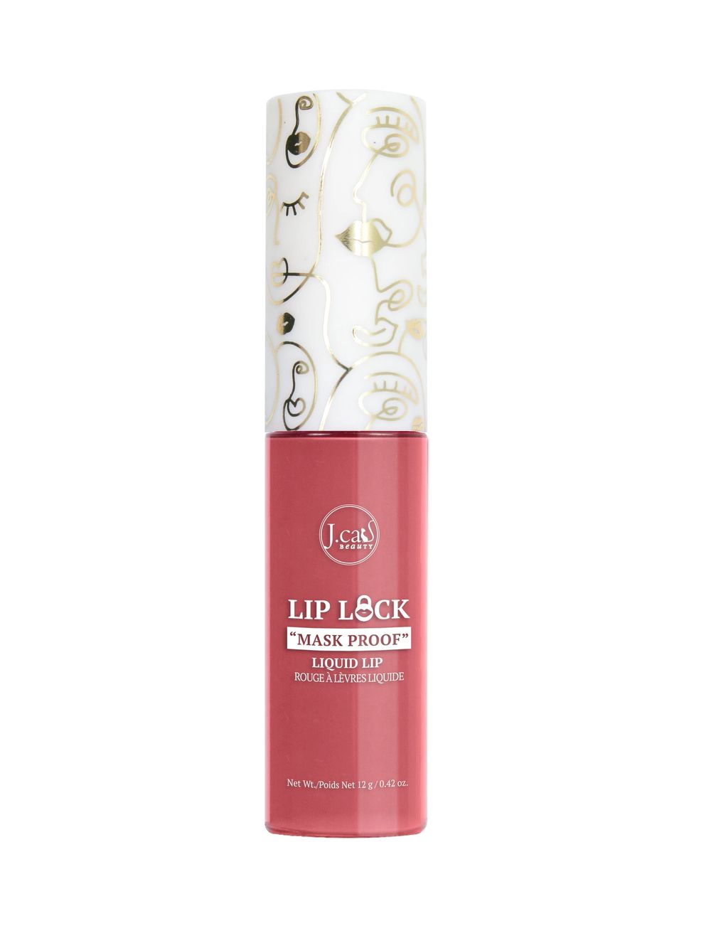J.Cat Beauty Lip Lock Mask Proof Liquid Lipstick, Blessed (LMP108)
