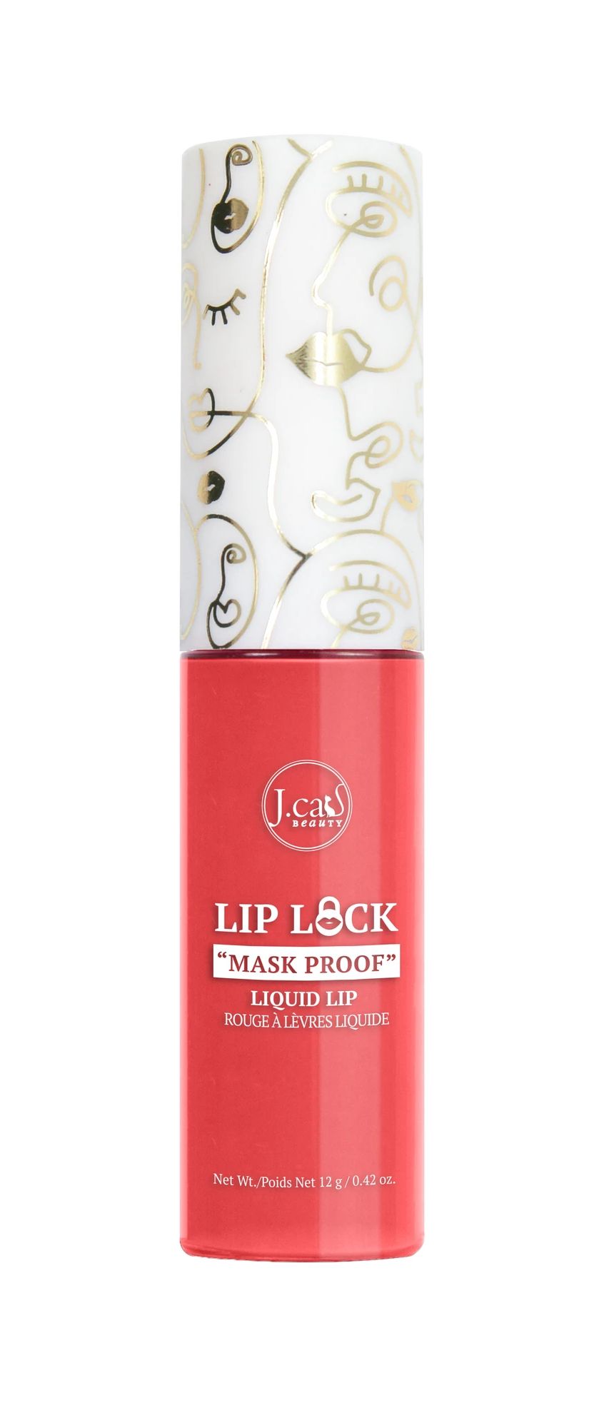  J.Cat Beauty Lip Lock Mask Proof Liquid Lipstick, Positive Mindset (LMP101)