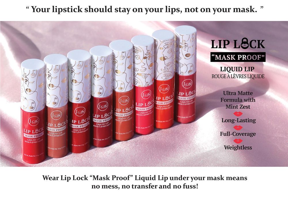  J.Cat Beauty Lip Lock Mask Proof Liquid Lipstick, Positive Mindset (LMP101)