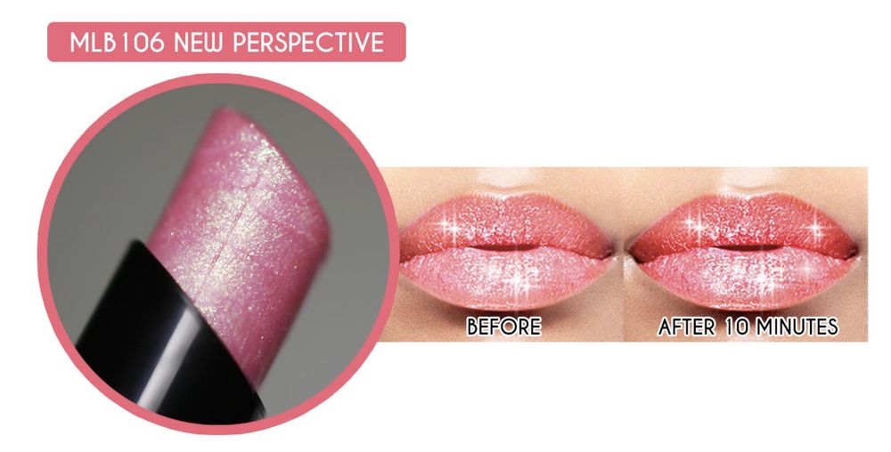 J.CAT BEAUTY Moodflick Holo-Stick Lip Balm, New Perspective (MLB106)