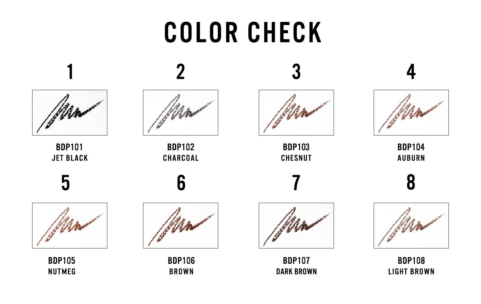 J.Cat Beauty Perfect Brow Duo Pencil, Auburn (BDP104)