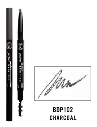 J.Cat Beauty Perfect Brow Duo Pencil, Charcoal (BDP102)
