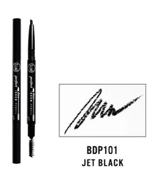 J.Cat Beauty Perfect Brow Duo Pencil, Jet Black (BDP101)
