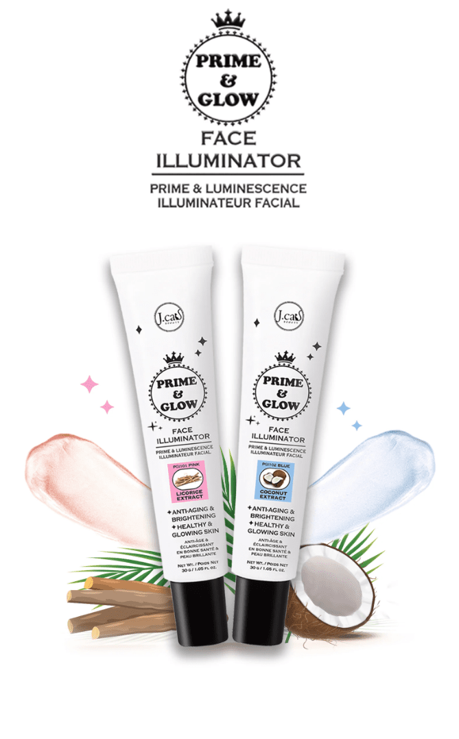 J.Cat Beauty Prime & Glow Face Illuminator, Blue (PGI102)