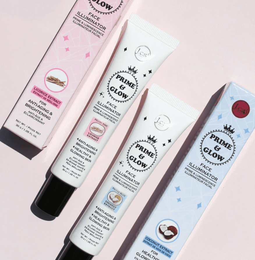 J.Cat Beauty Prime & Glow Face Illuminator, PINK (PGI101)