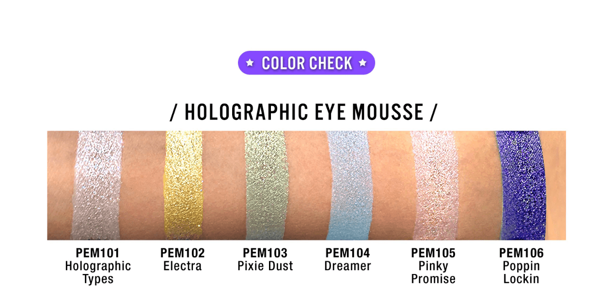 J.Cat Beauty Pris-Metal Chrome Eye Mousse, Cosmic Candy (PEM122)