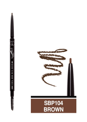J.Cat Beauty Procision Micro Slim Brow Pencil, Brown (SBP104)