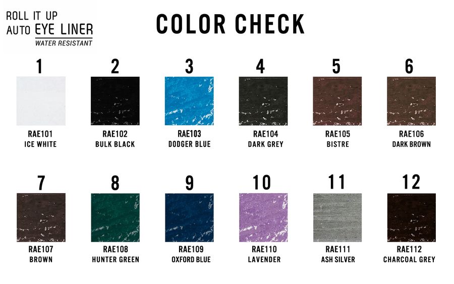 J.Cat Beauty Roll It Up Auto Eyeliner - Charcoal Grey (RAE112)