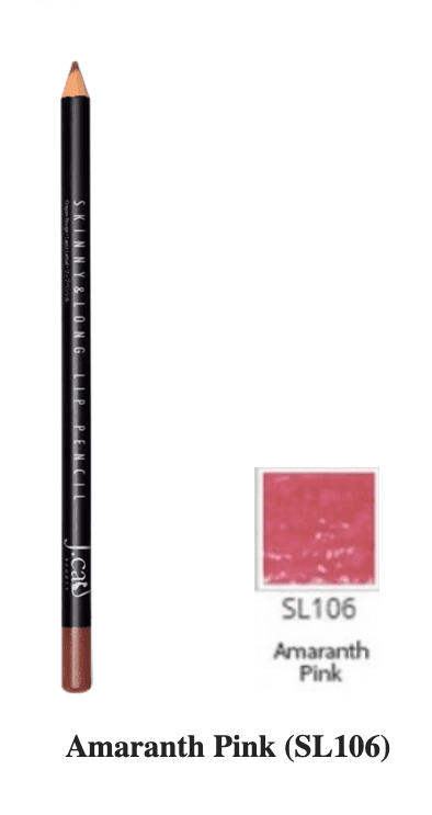 J.Cat Beauty Skinny & Long Lip Pencil - Amaranth Pink (SL106)