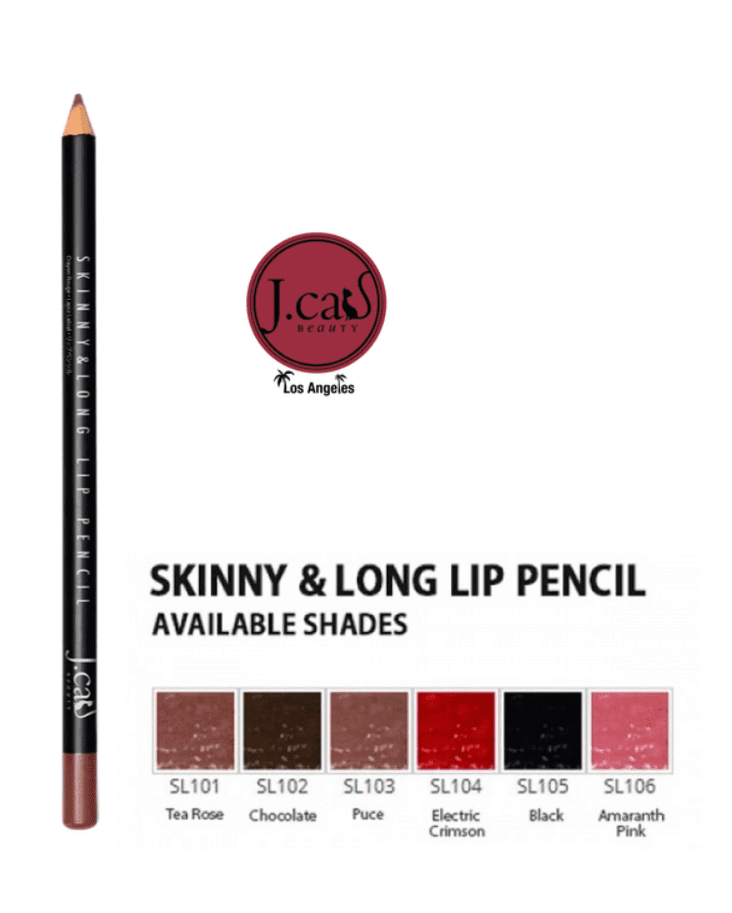 J.Cat Beauty Skinny & Long Lip Pencil - Amaranth Pink (SL106)
