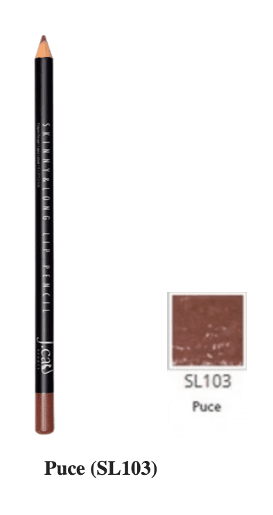 J.Cat Beauty Skinny & Long Lip Pencil - PUCE (SL103)