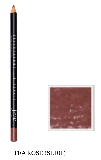 J.Cat Beauty Skinny & Long Lip Pencil - TEA ROSE (SL101)