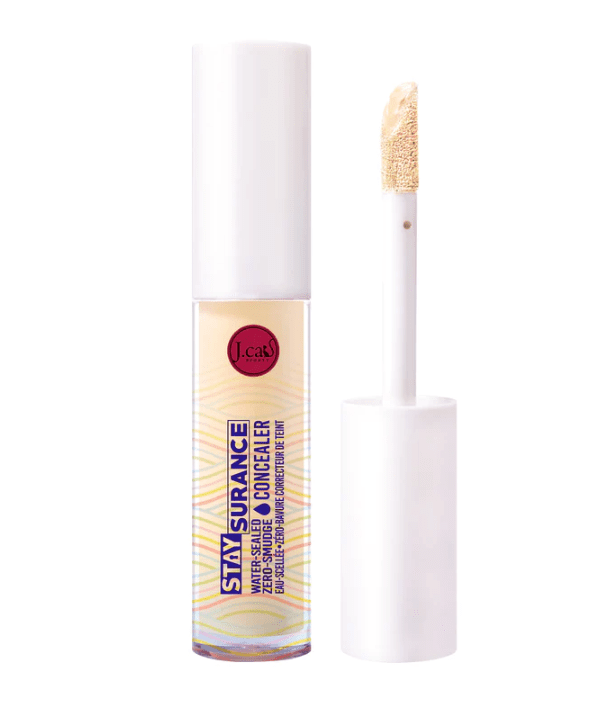 J.Cat Beauty Staysurance Water-Sealed, Zero-Smudge Concealer, Banana (SHC106)