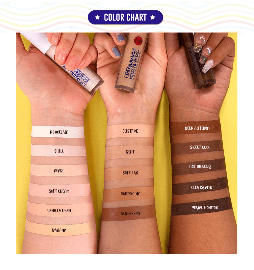 J.Cat Beauty Staysurance Water-Sealed, Zero-Smudge Concealer, Hot Hickory (SHC114)