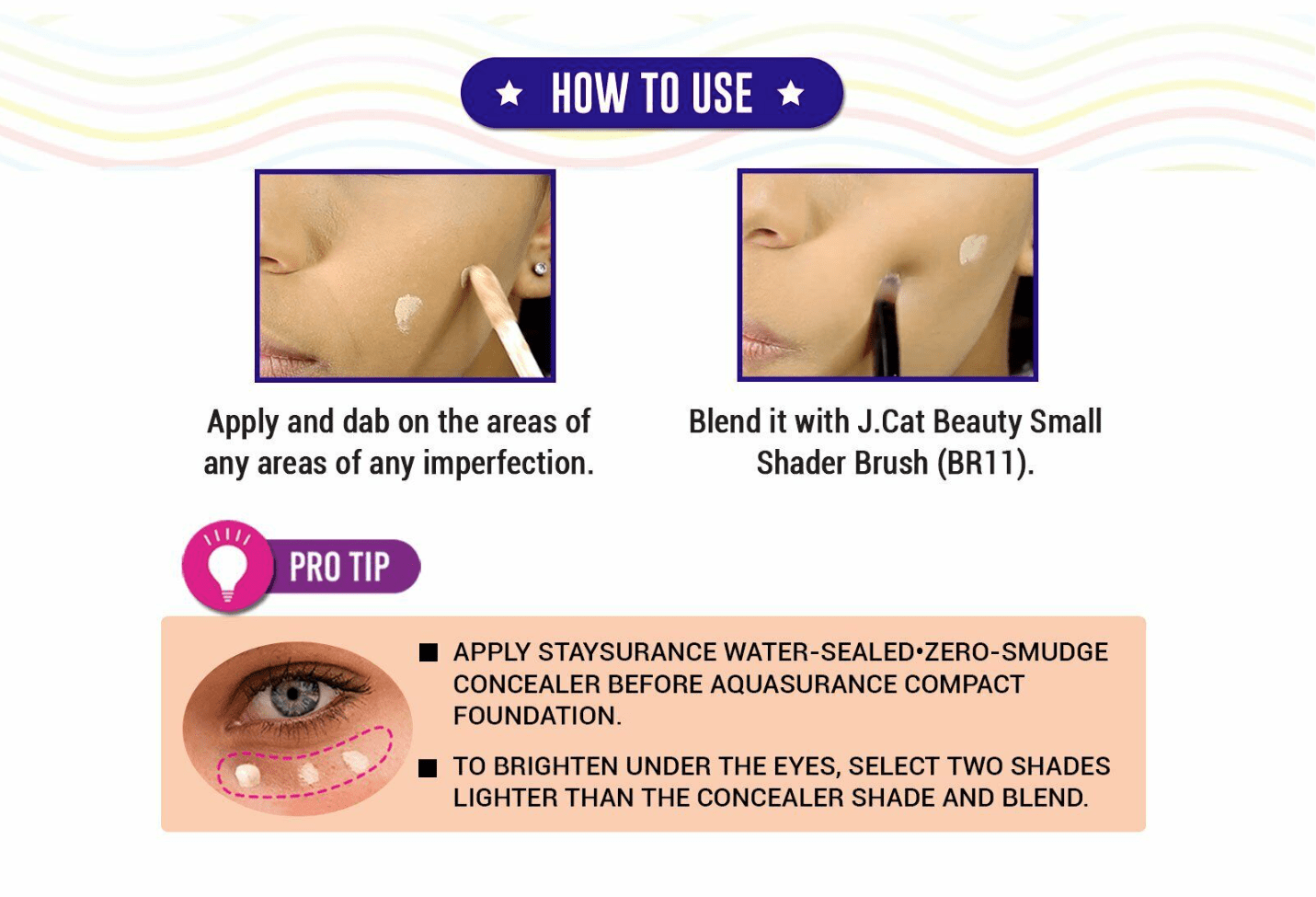 J.Cat Beauty Staysurance Water-Sealed, Zero-Smudge Concealer, Hot Hickory (SHC114)